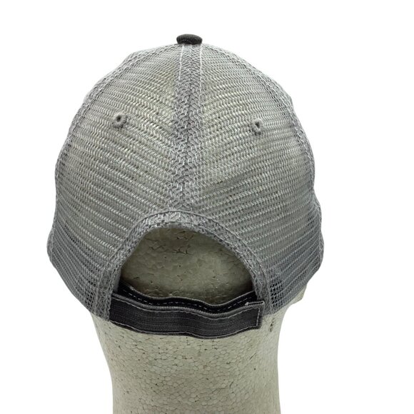 Ohio Distressed Trucker Hat Buffalo Plaid Patch Design Adjustable Mesh Back 0S - Picture 6 of 8